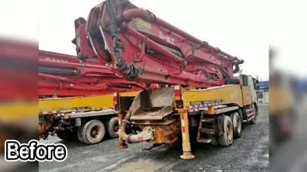 Caminhão de bombeamento de concreto montado em caminhão de 37 m da UESD Concrete Pumping Machinery com chassi Benz