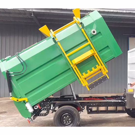 Caminhão de limpeza de latas de lixo elétrico chinês de alta qualidade à venda